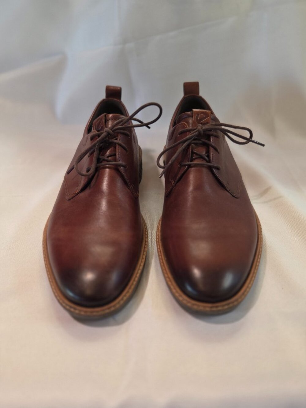 Mens Ecco Brown Dress/Casual Shoes